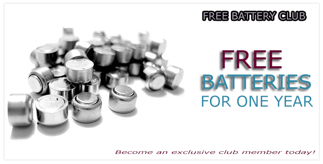 Join our Free Battery Club and get hearing aid batteries absolutely FREE for one year!
